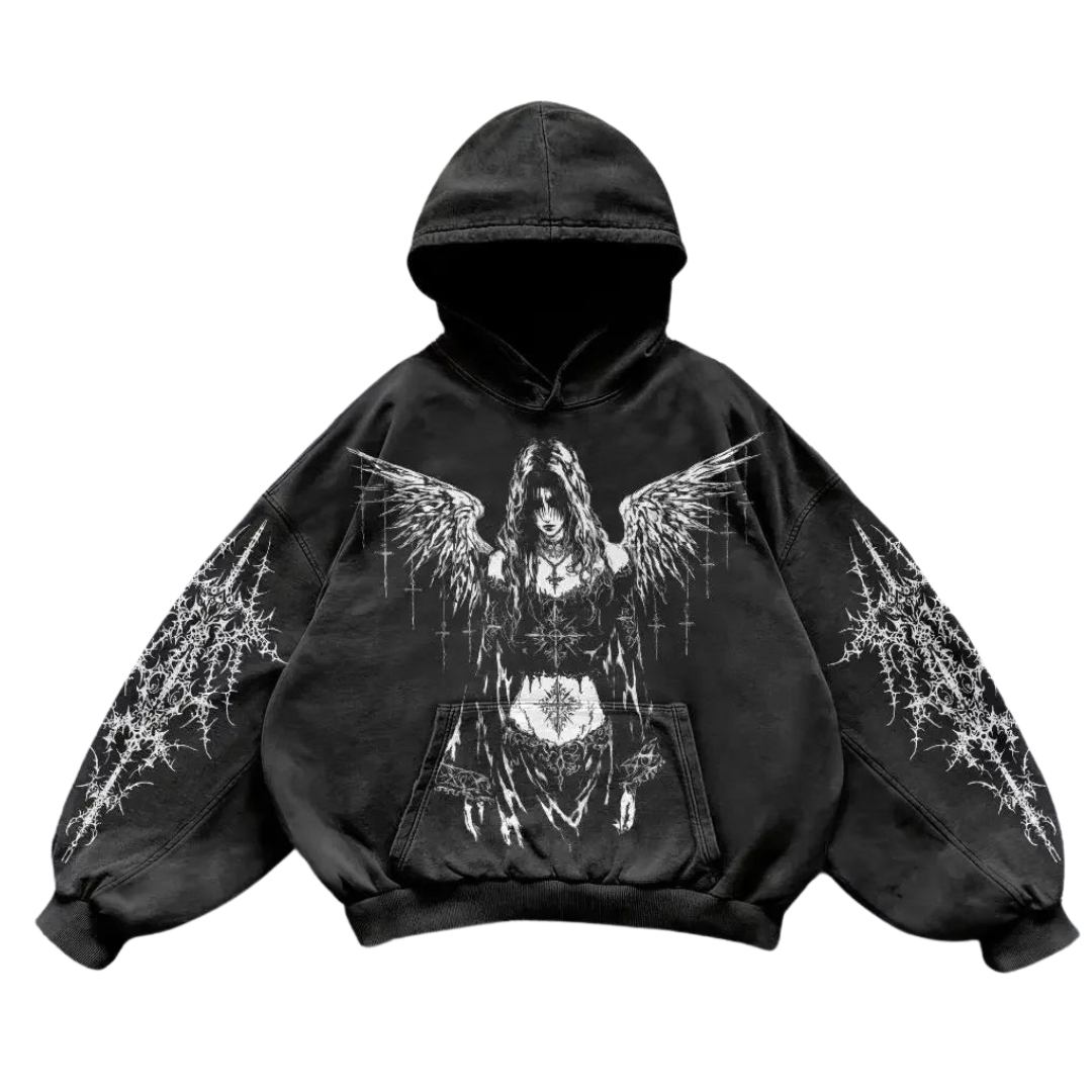 Hood Armour - Oversized Y2K Hoodie Unisex