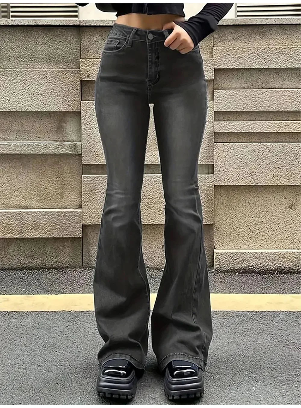 Hood Armour - Stretch Jeans Y2K Damen